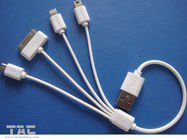 ABS Vier in één Micro- Kabel van USB voor zowel iPhone als Androïde Mobiele Telefoon