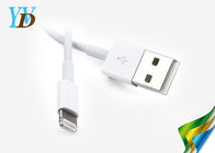 iPhone 5 Smartphone-Kabel van USB van de Toebehoren de Witte Standaard 1m Ronde Buis