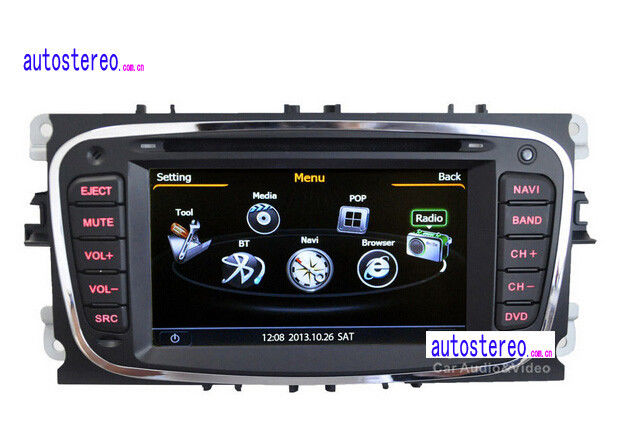 Van de de Auto het Stereoauto van Ford van het aanrakingsscherm Systeem van GPS voor de s-Maximum Melkweg van Ford Focus Mondeo Kuga